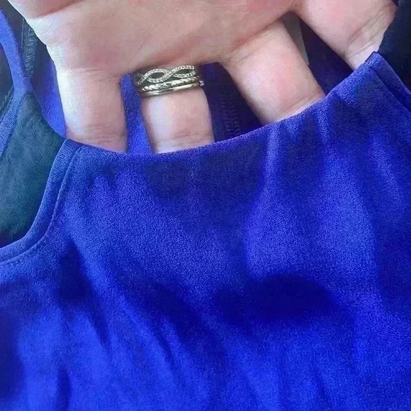 Ramy Brook DEEP AMETHYST Purple Anya Cold Shoulder Blouse, US Small - Picture 7 of 16